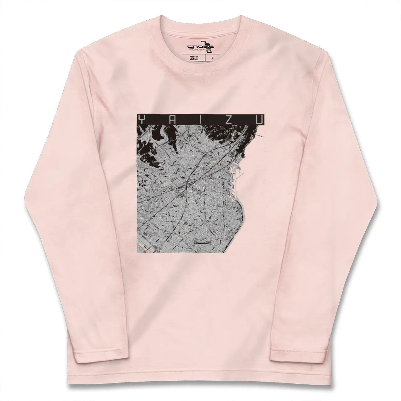【焼津(静岡県)】地図柄ロングスリーブTシャツ