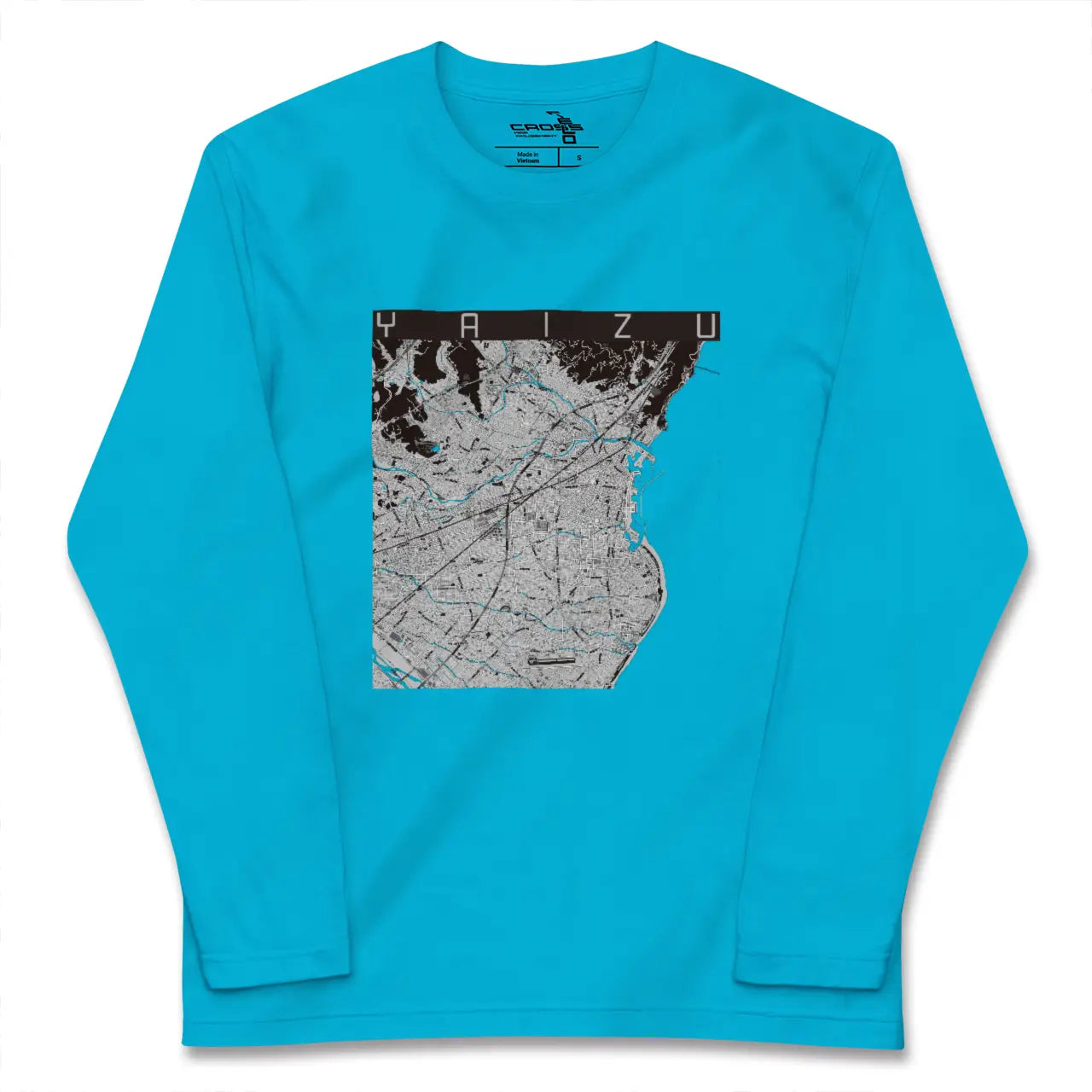 【焼津(静岡県)】地図柄ロングスリーブTシャツ
