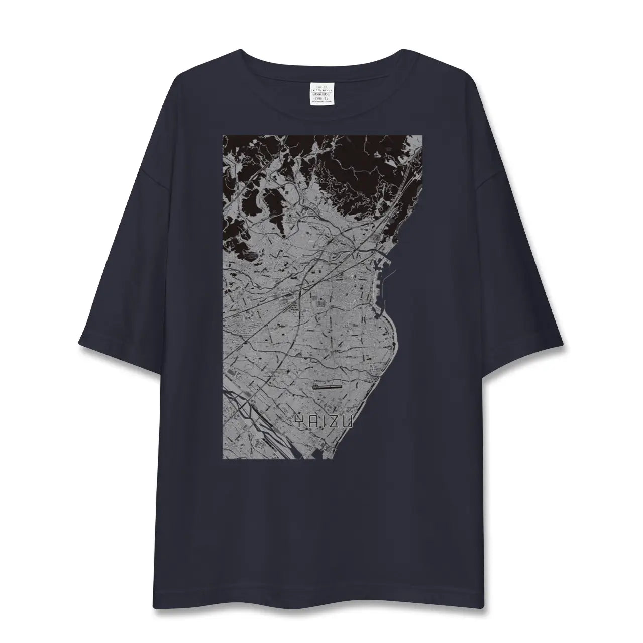 【焼津(静岡県)】地図柄ビッグシルエットTシャツ