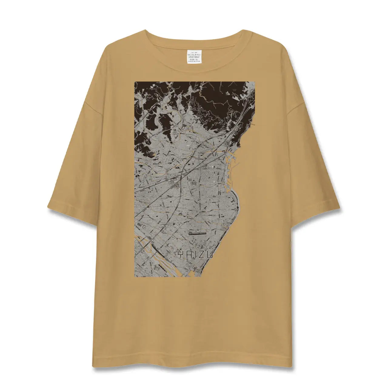 【焼津(静岡県)】地図柄ビッグシルエットTシャツ
