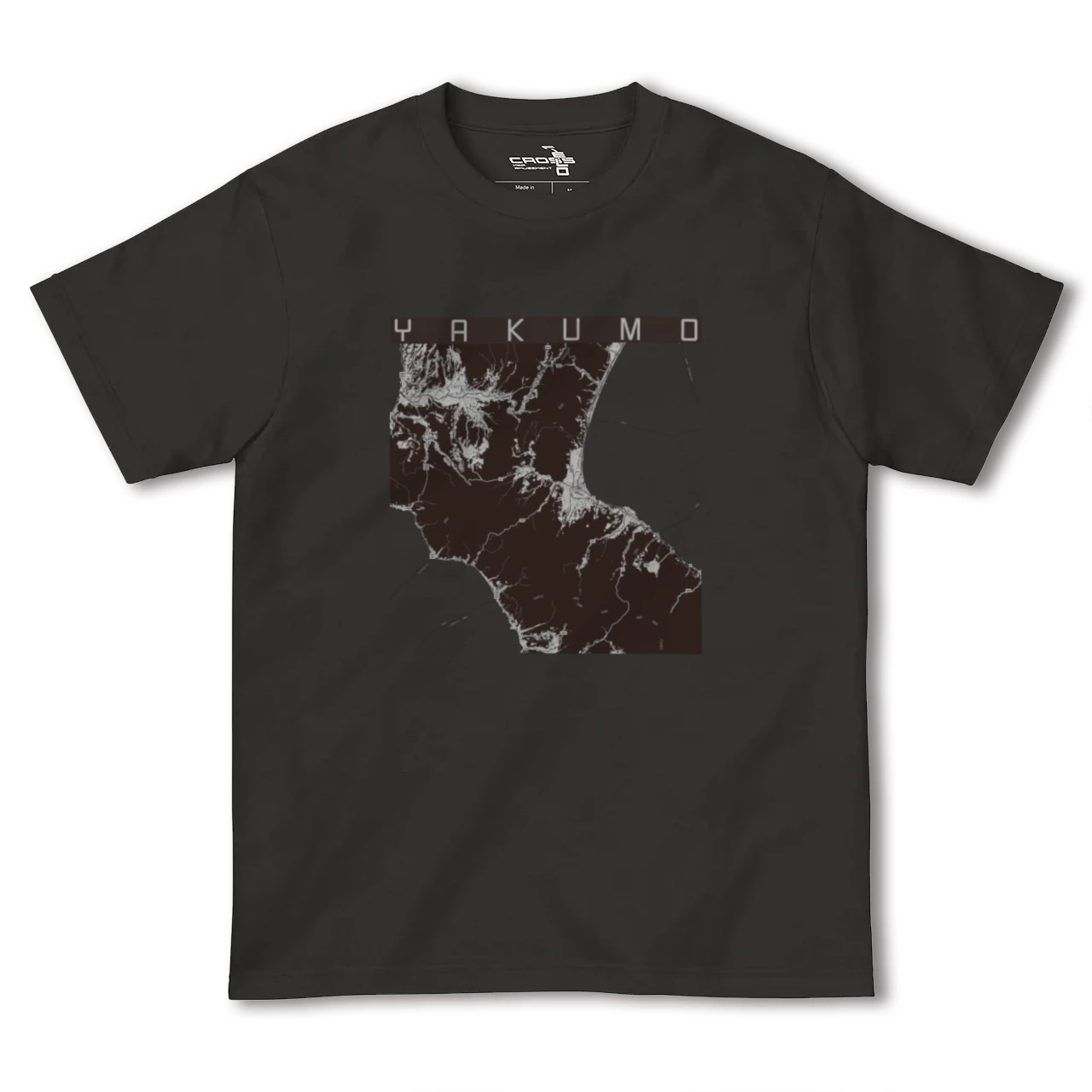 【八雲(北海道)】地図柄ヘビーウェイトTシャツ