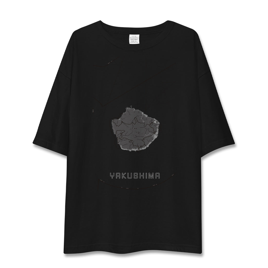 【屋久島(鹿児島県)】地図柄ビッグシルエットTシャツ