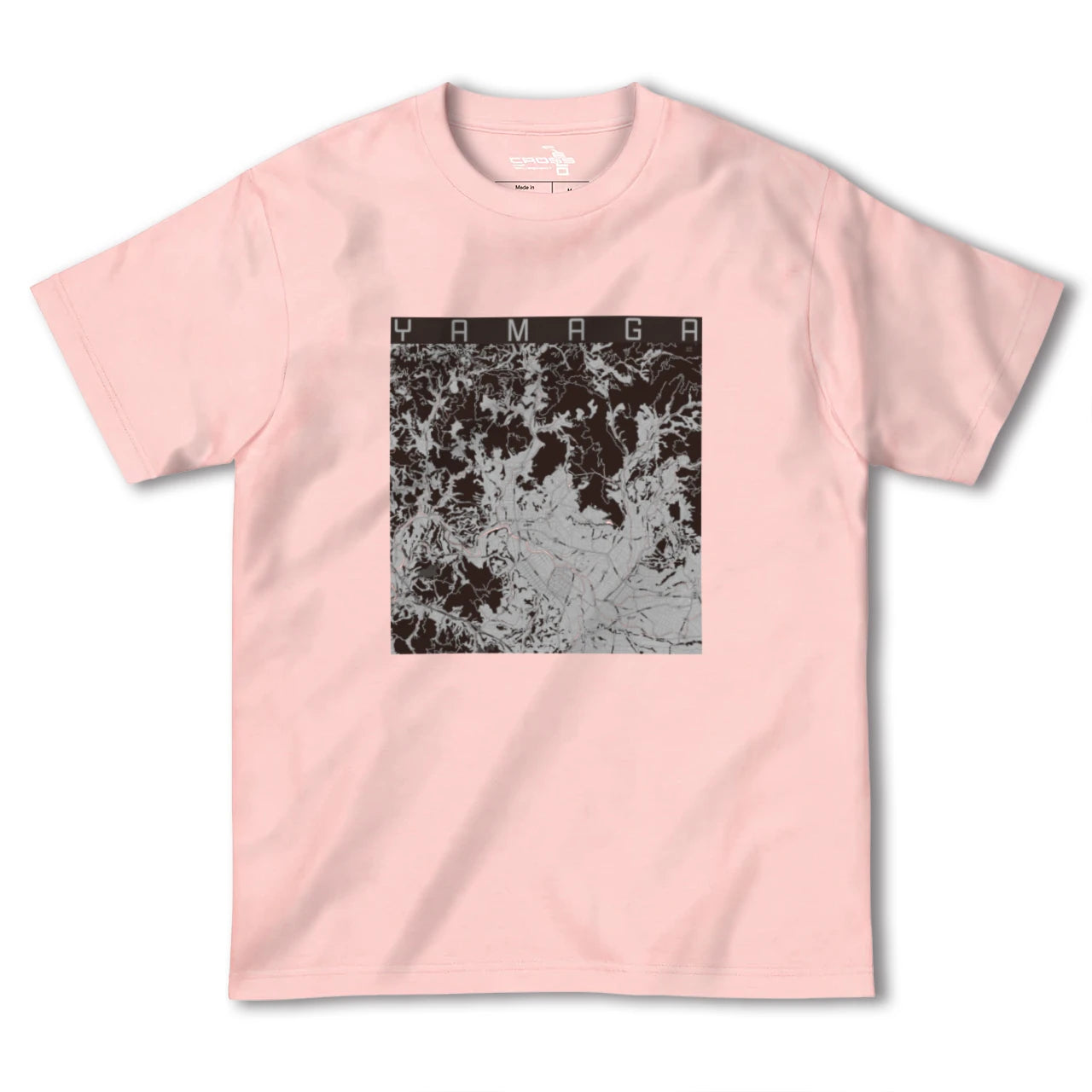 【山鹿(熊本県)】地図柄ヘビーウェイトTシャツ