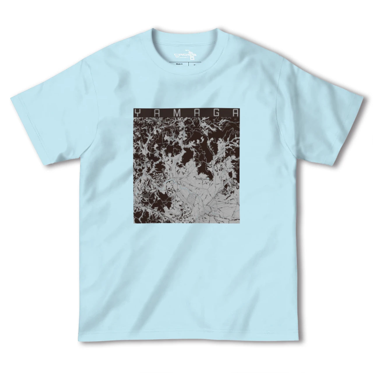 【山鹿(熊本県)】地図柄ヘビーウェイトTシャツ