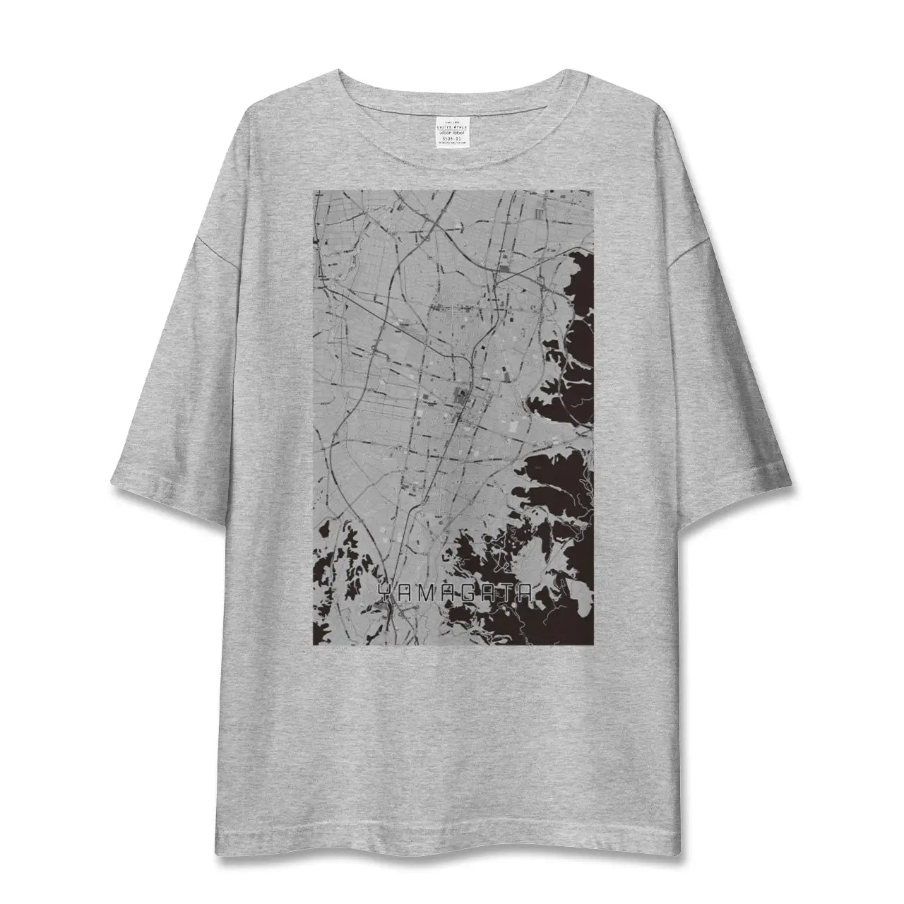 【山形(山形県)】地図柄ビッグシルエットTシャツ