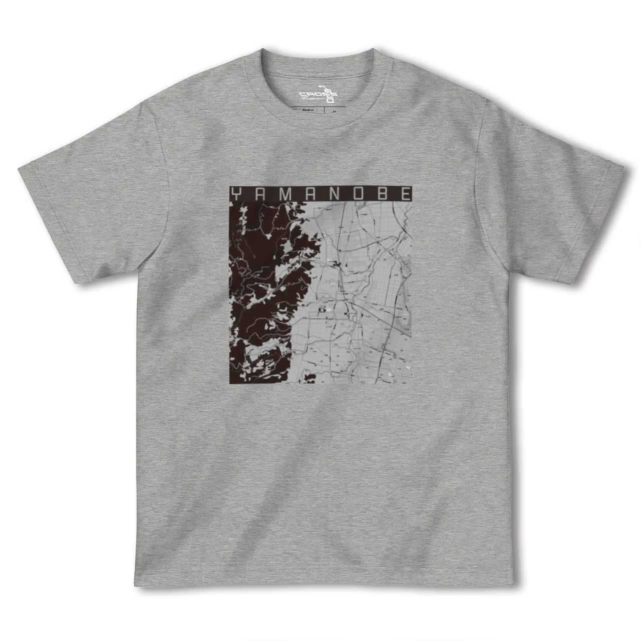 【山辺(山形県)】地図柄ヘビーウェイトTシャツ