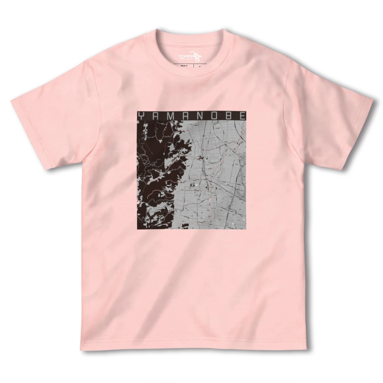 【山辺(山形県)】地図柄ヘビーウェイトTシャツ