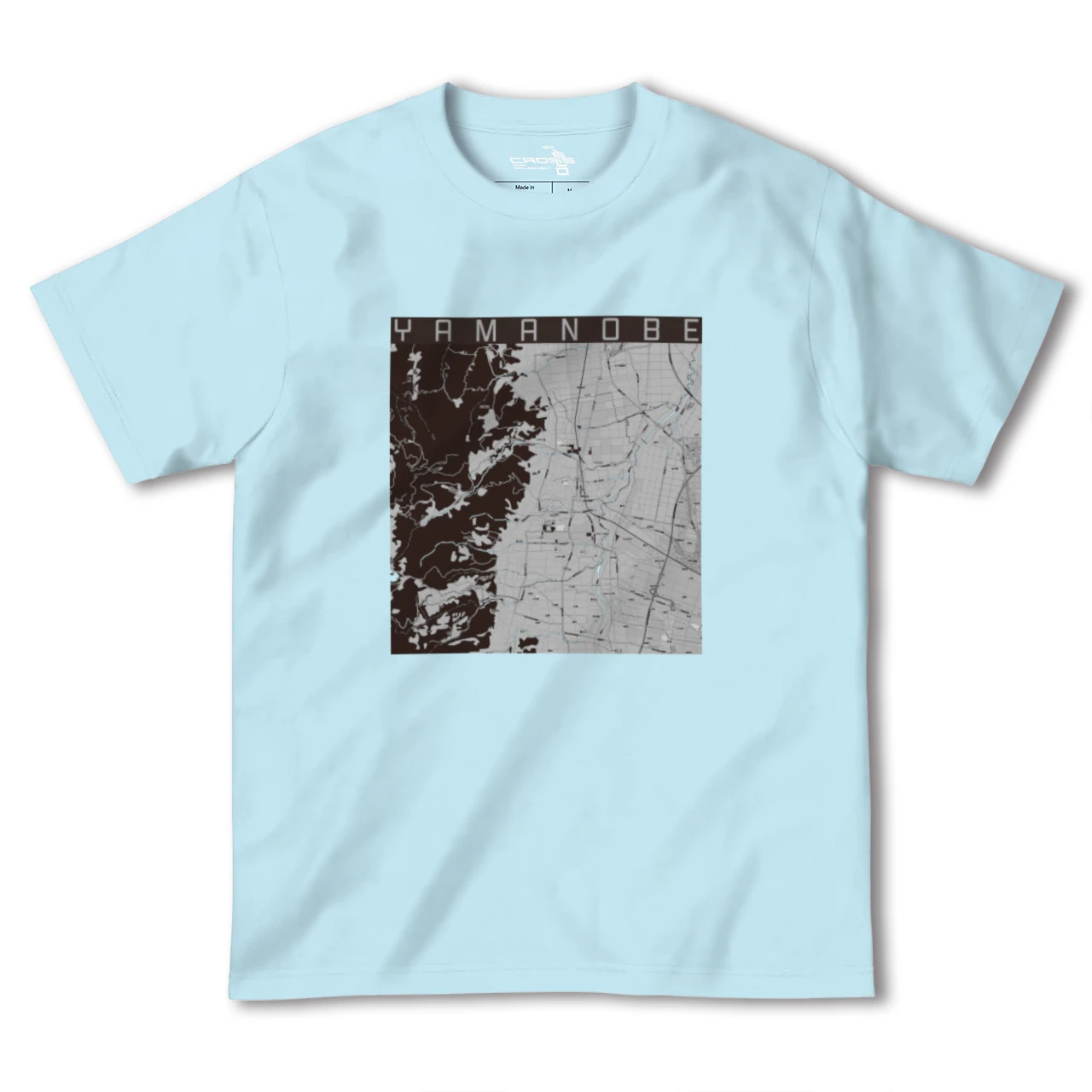 【山辺(山形県)】地図柄ヘビーウェイトTシャツ