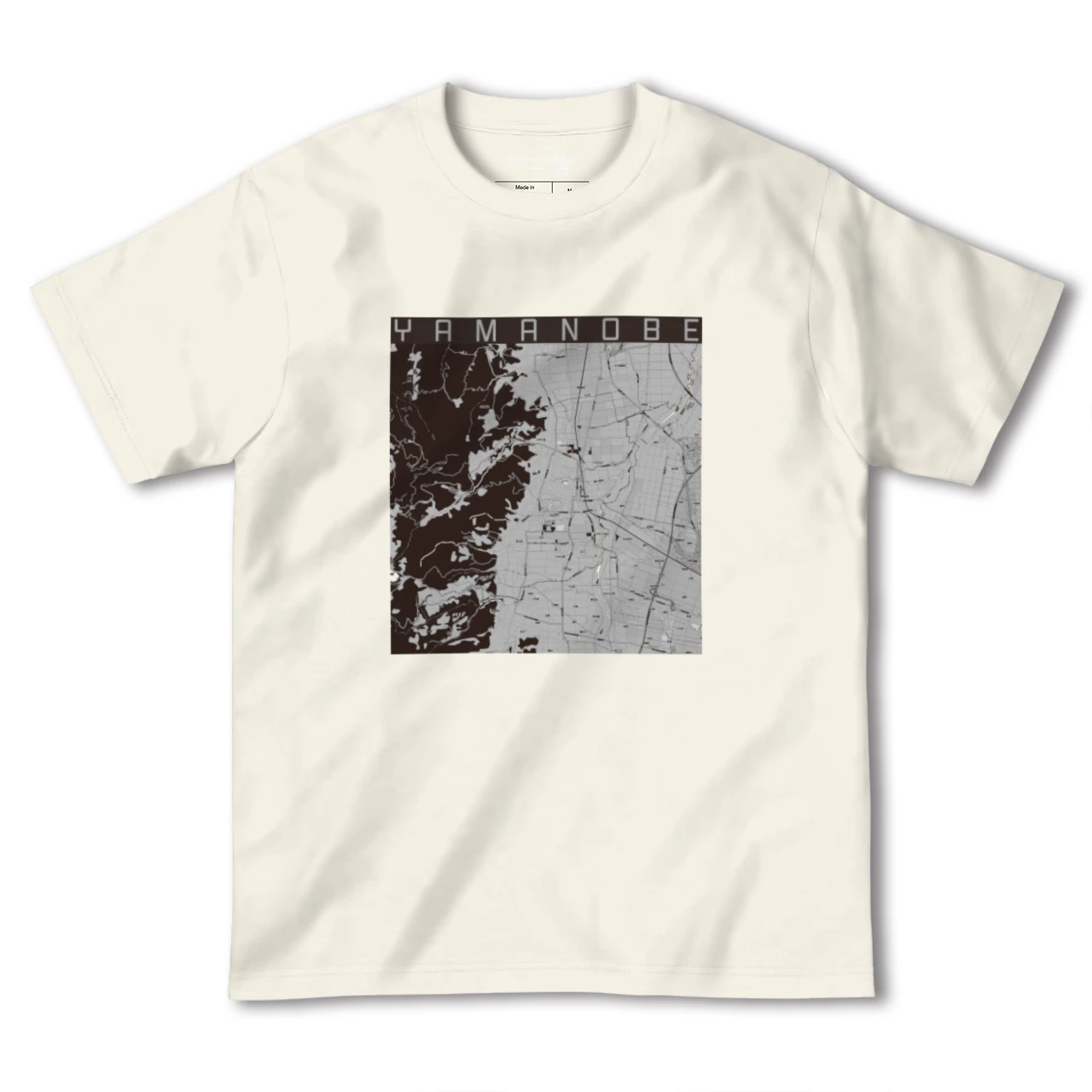 【山辺(山形県)】地図柄ヘビーウェイトTシャツ
