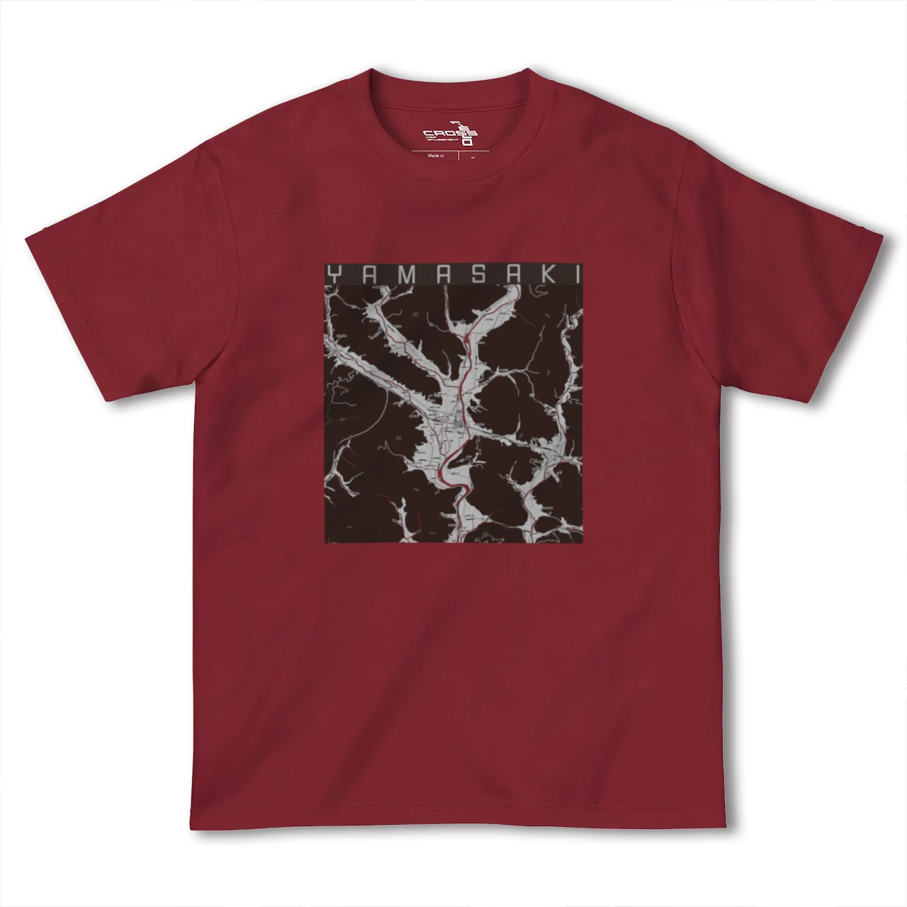 【山崎(兵庫県)】地図柄ヘビーウェイトTシャツ