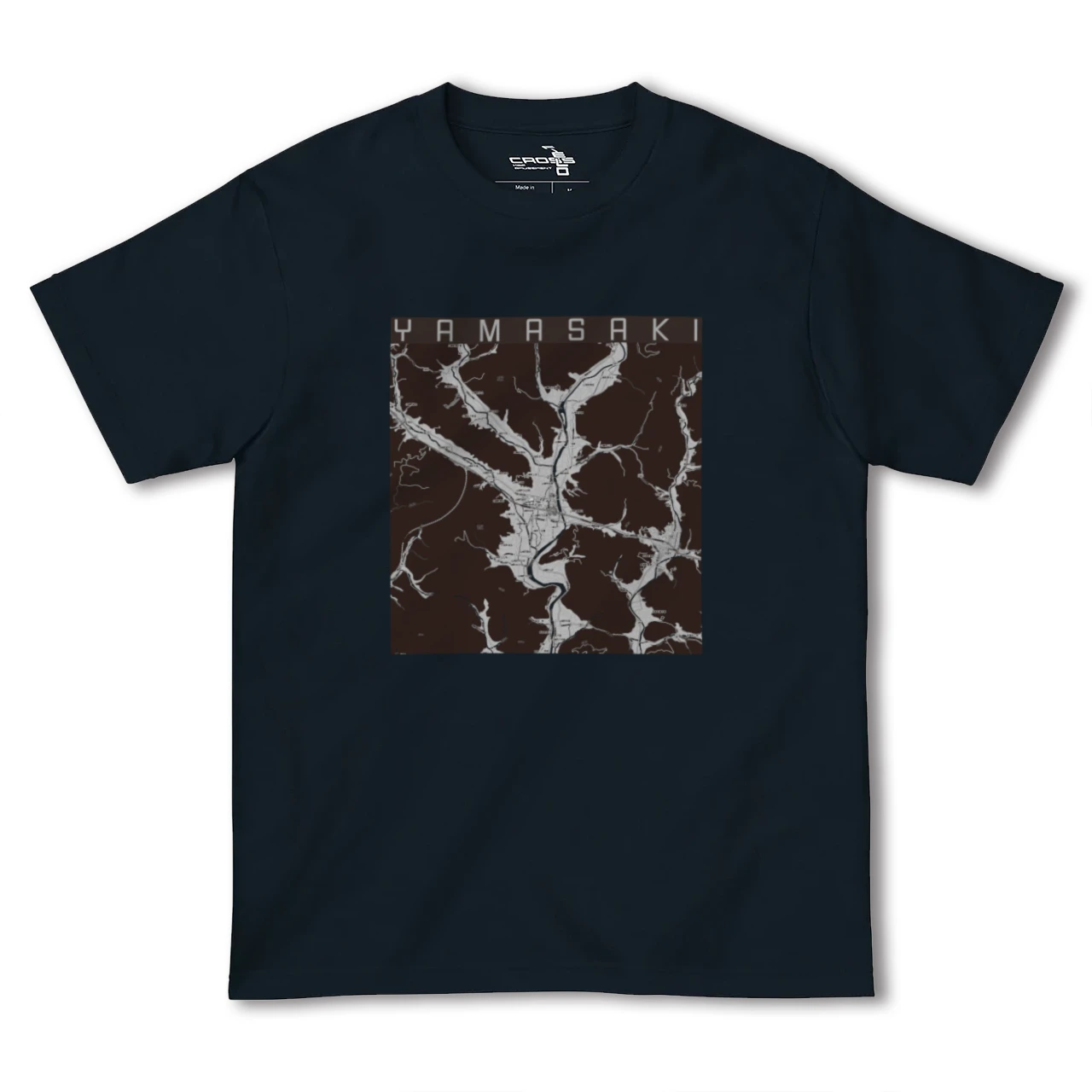 【山崎(兵庫県)】地図柄ヘビーウェイトTシャツ
