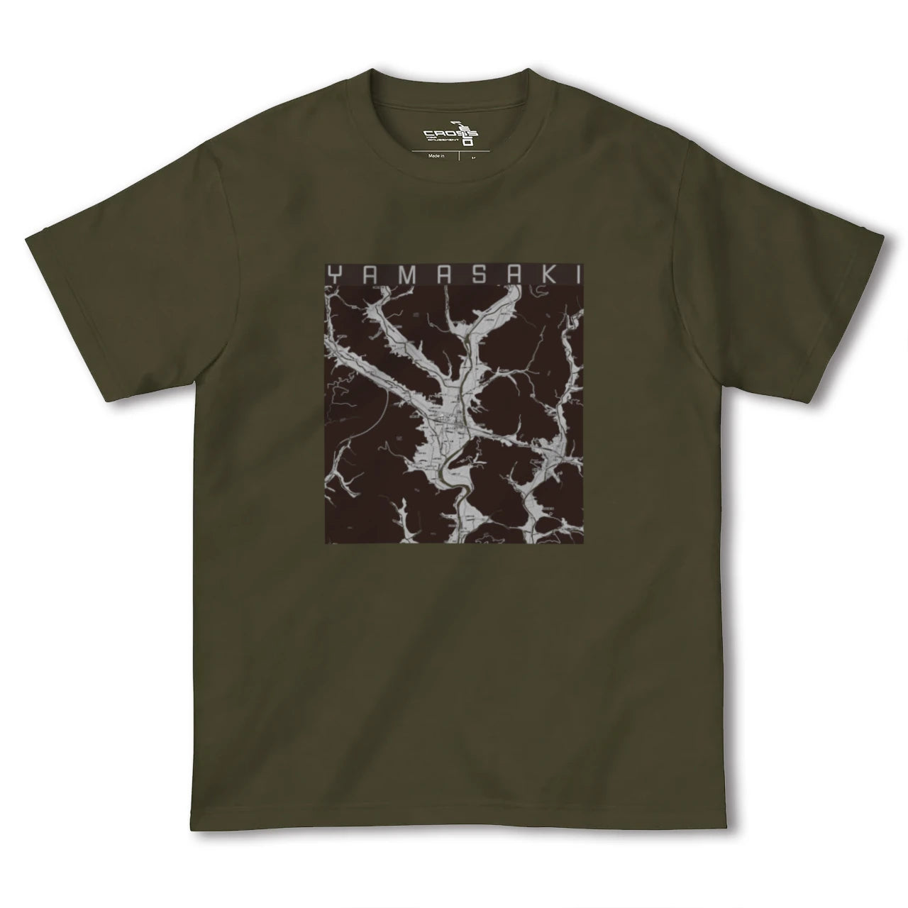 【山崎(兵庫県)】地図柄ヘビーウェイトTシャツ