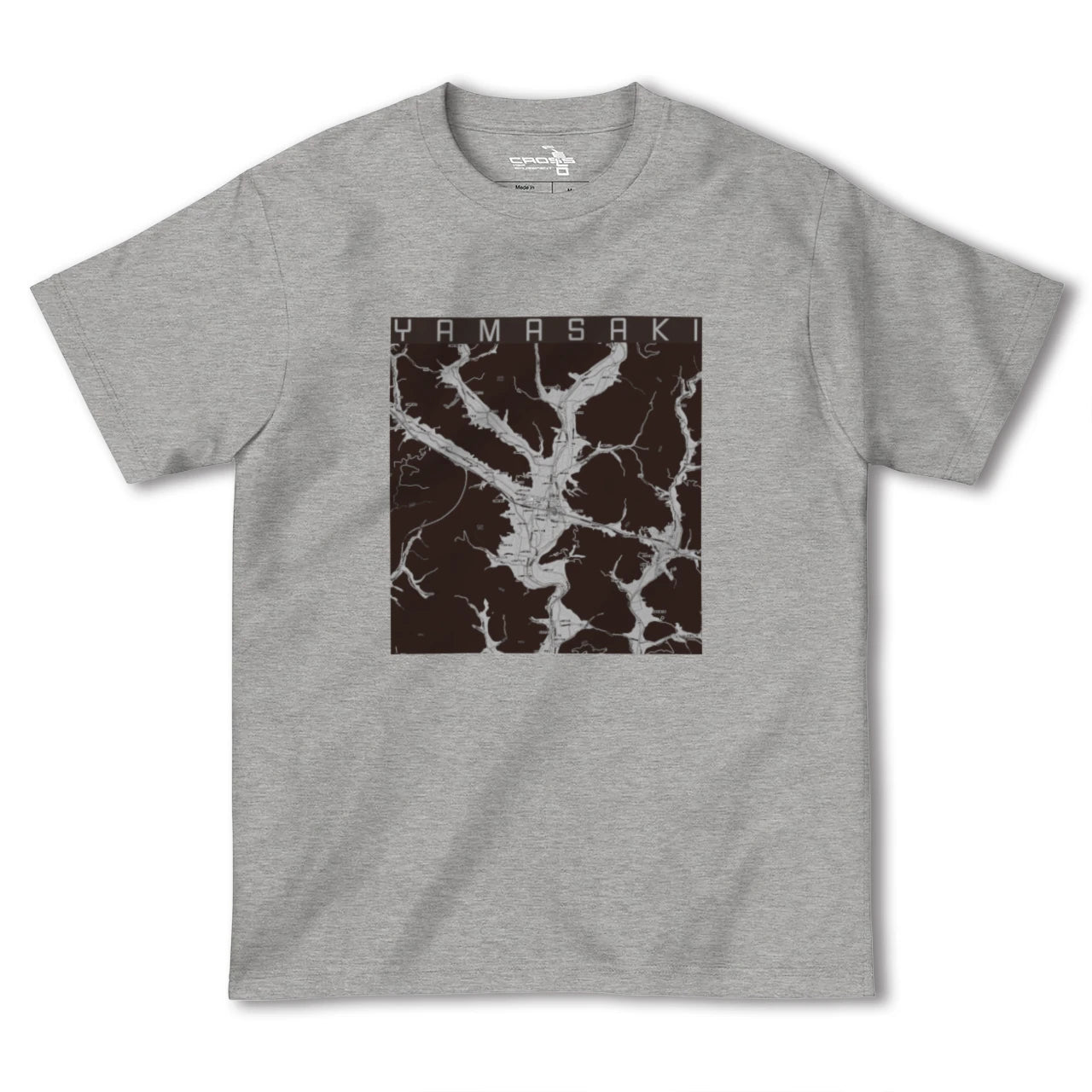 【山崎(兵庫県)】地図柄ヘビーウェイトTシャツ