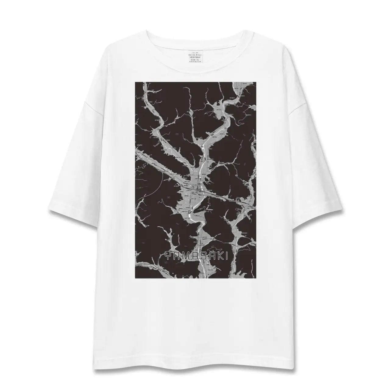 【山崎(兵庫県)】地図柄ビッグシルエットTシャツ