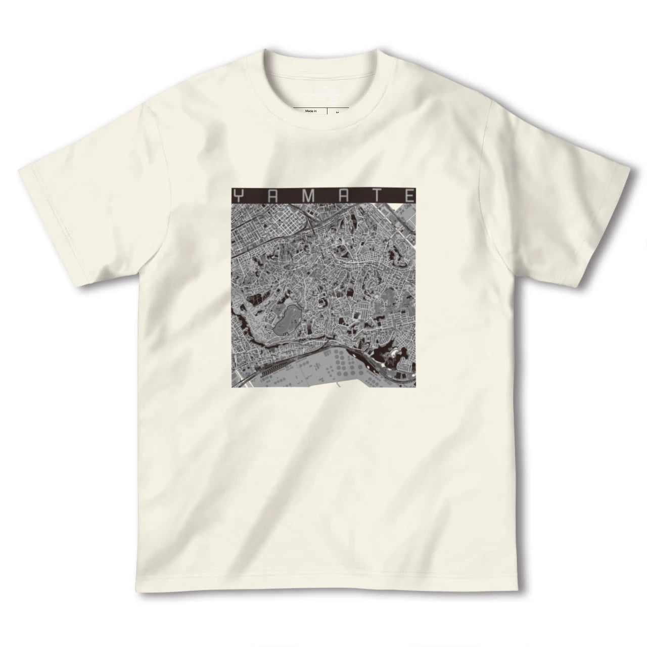 【山手(神奈川県)】地図柄ヘビーウェイトTシャツ