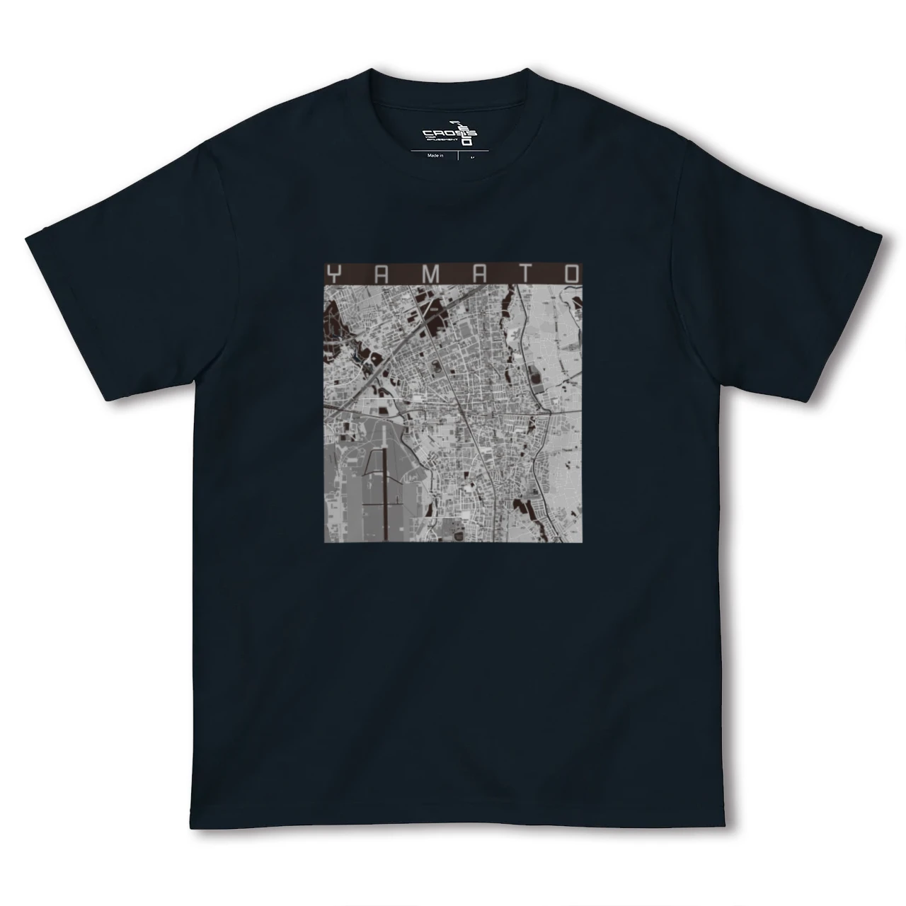 【大和(神奈川県)】地図柄ヘビーウェイトTシャツ