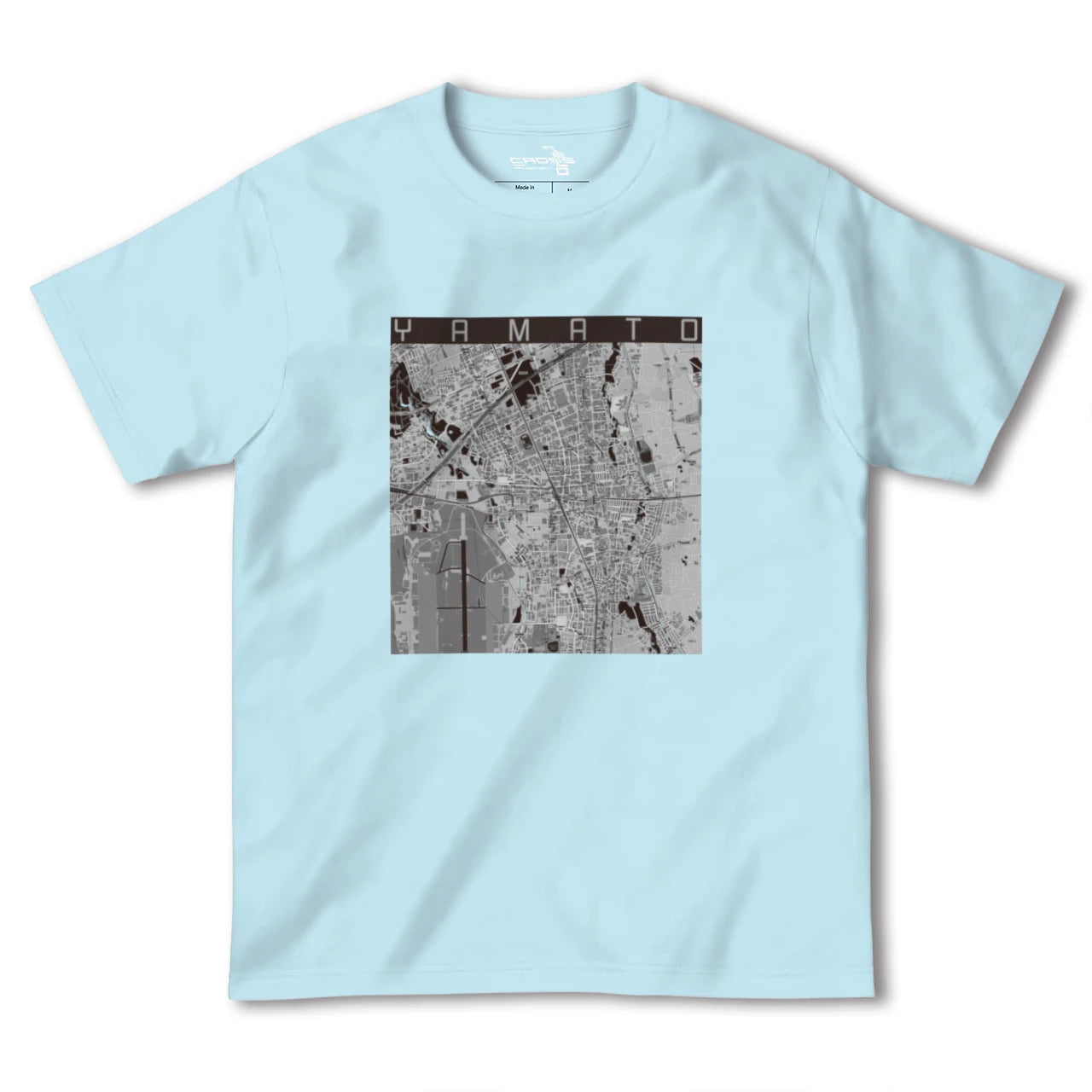 【大和(神奈川県)】地図柄ヘビーウェイトTシャツ