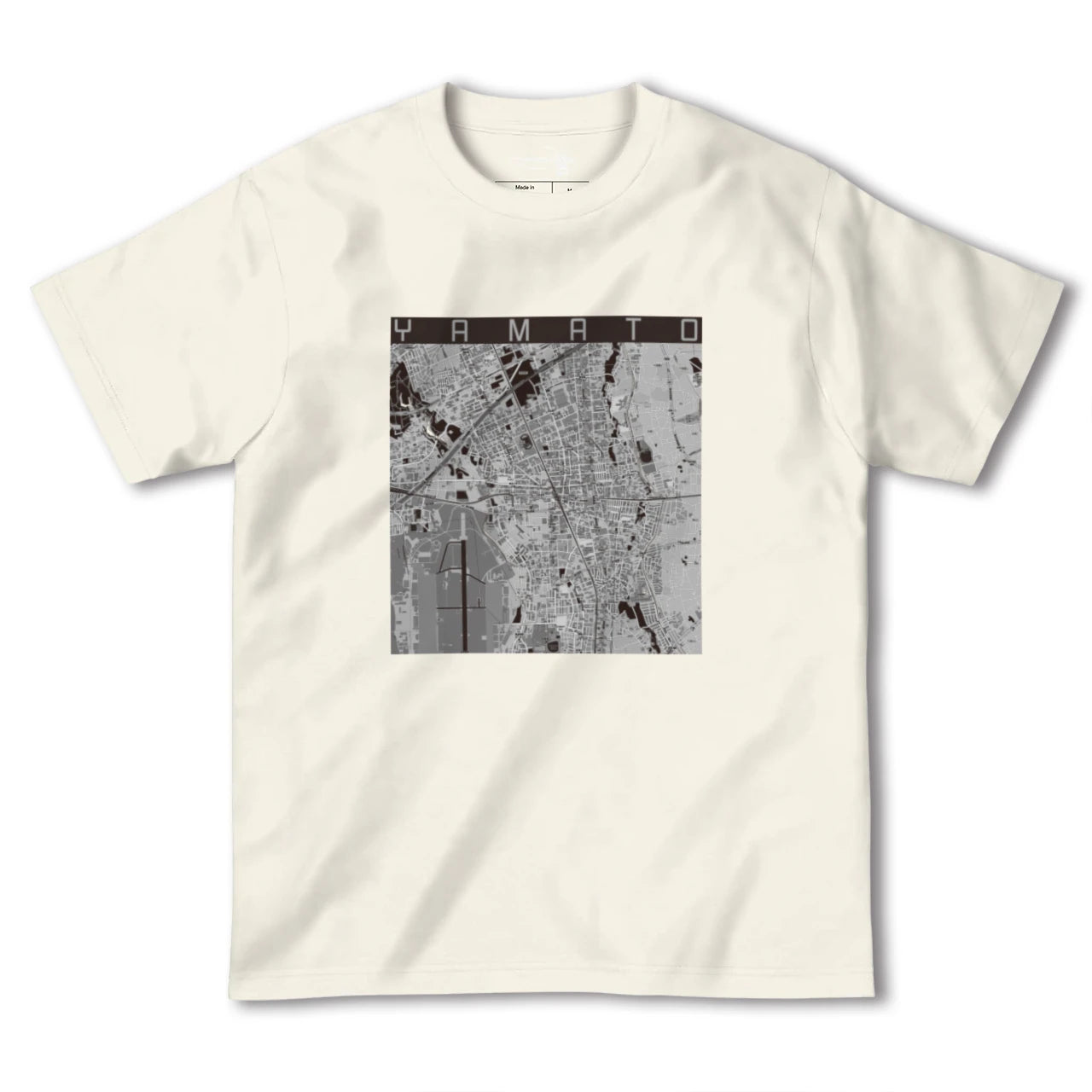 【大和(神奈川県)】地図柄ヘビーウェイトTシャツ