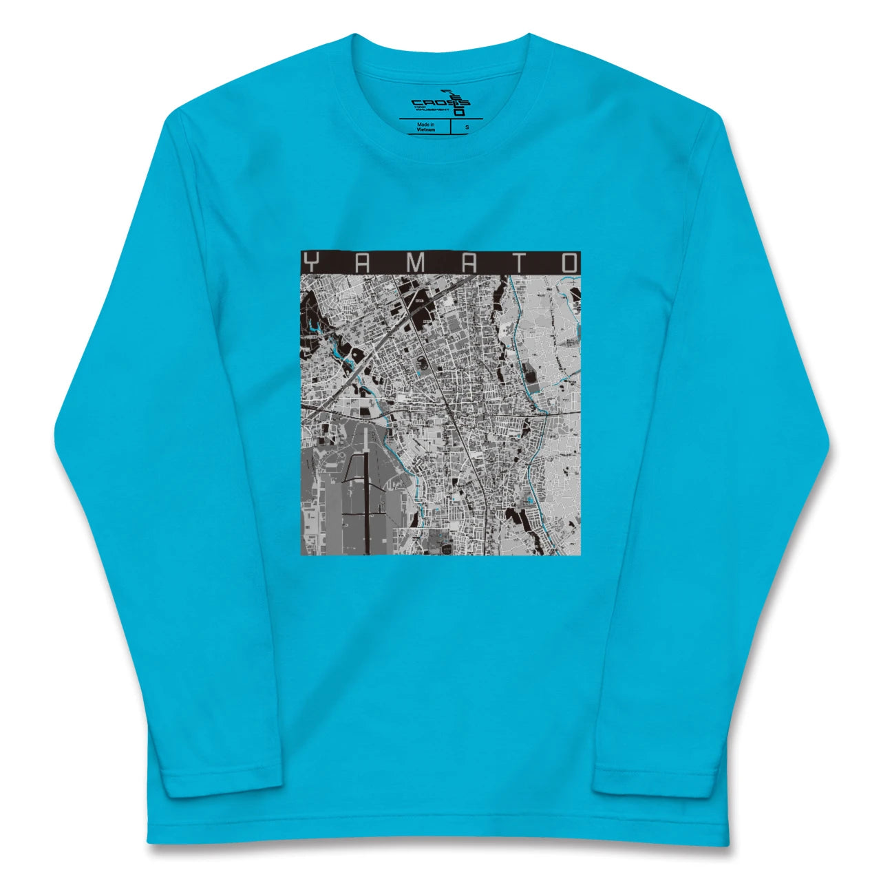 【大和(神奈川県)】地図柄ロングスリーブTシャツ
