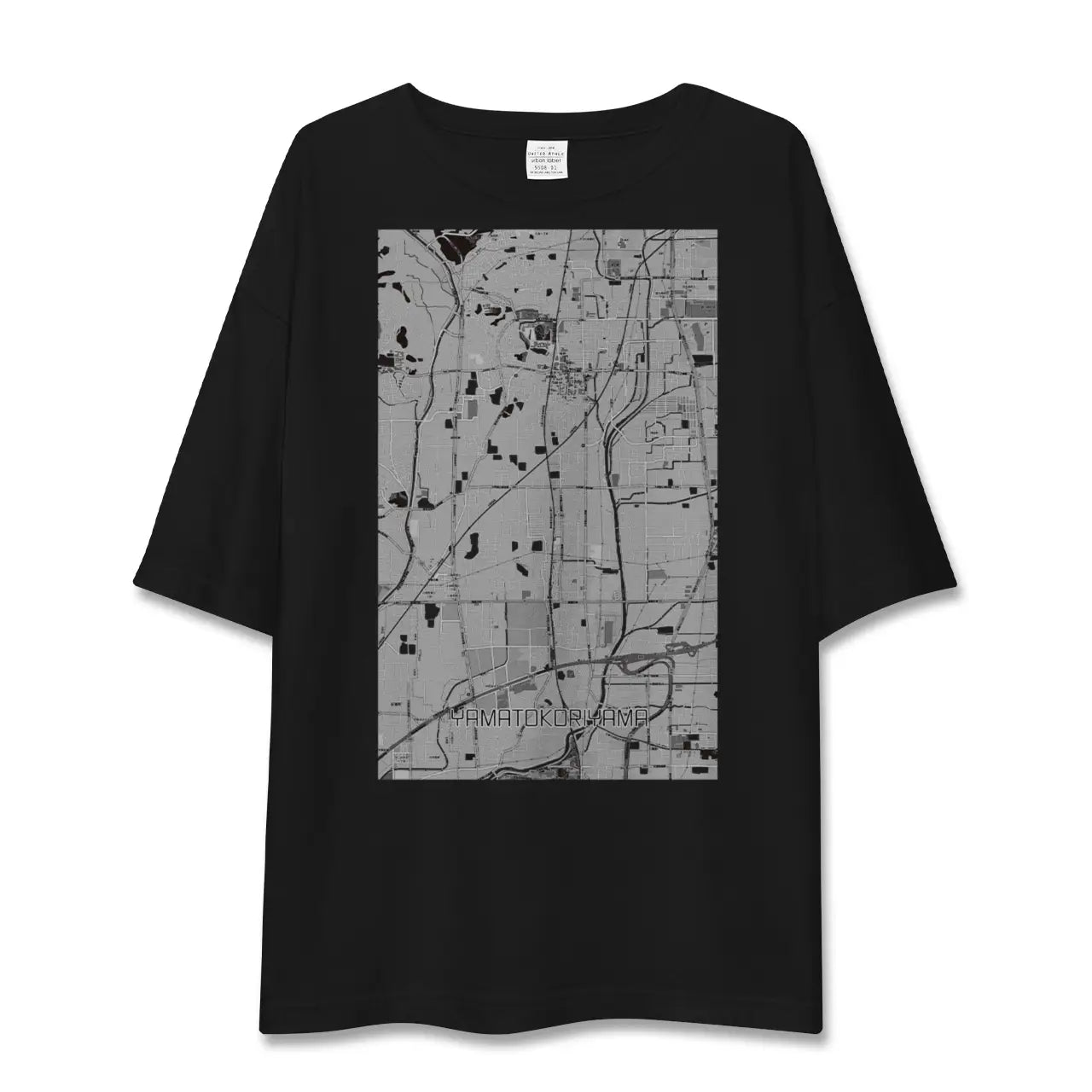 【大和郡山(奈良県)】地図柄ビッグシルエットTシャツ