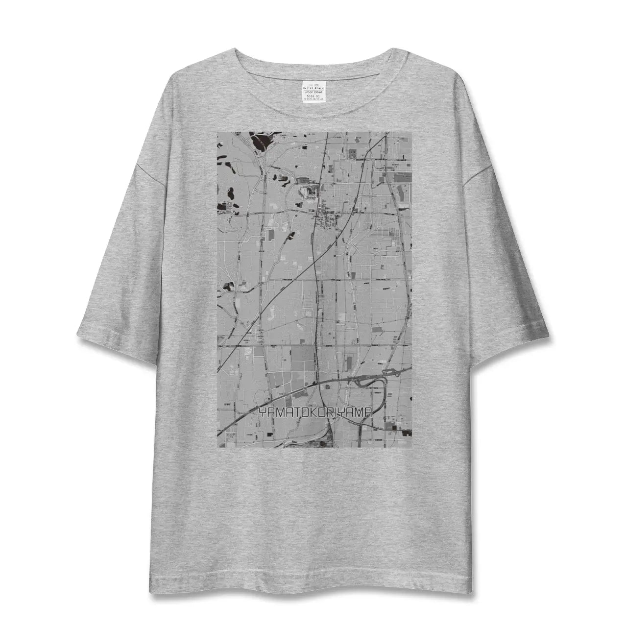 【大和郡山(奈良県)】地図柄ビッグシルエットTシャツ