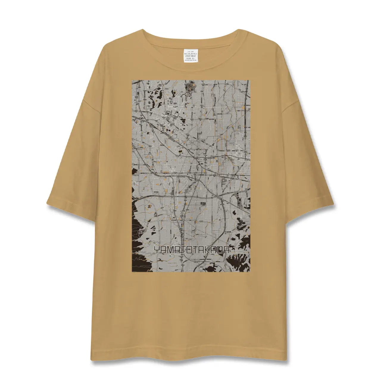 【大和高田(奈良県)】地図柄ビッグシルエットTシャツ