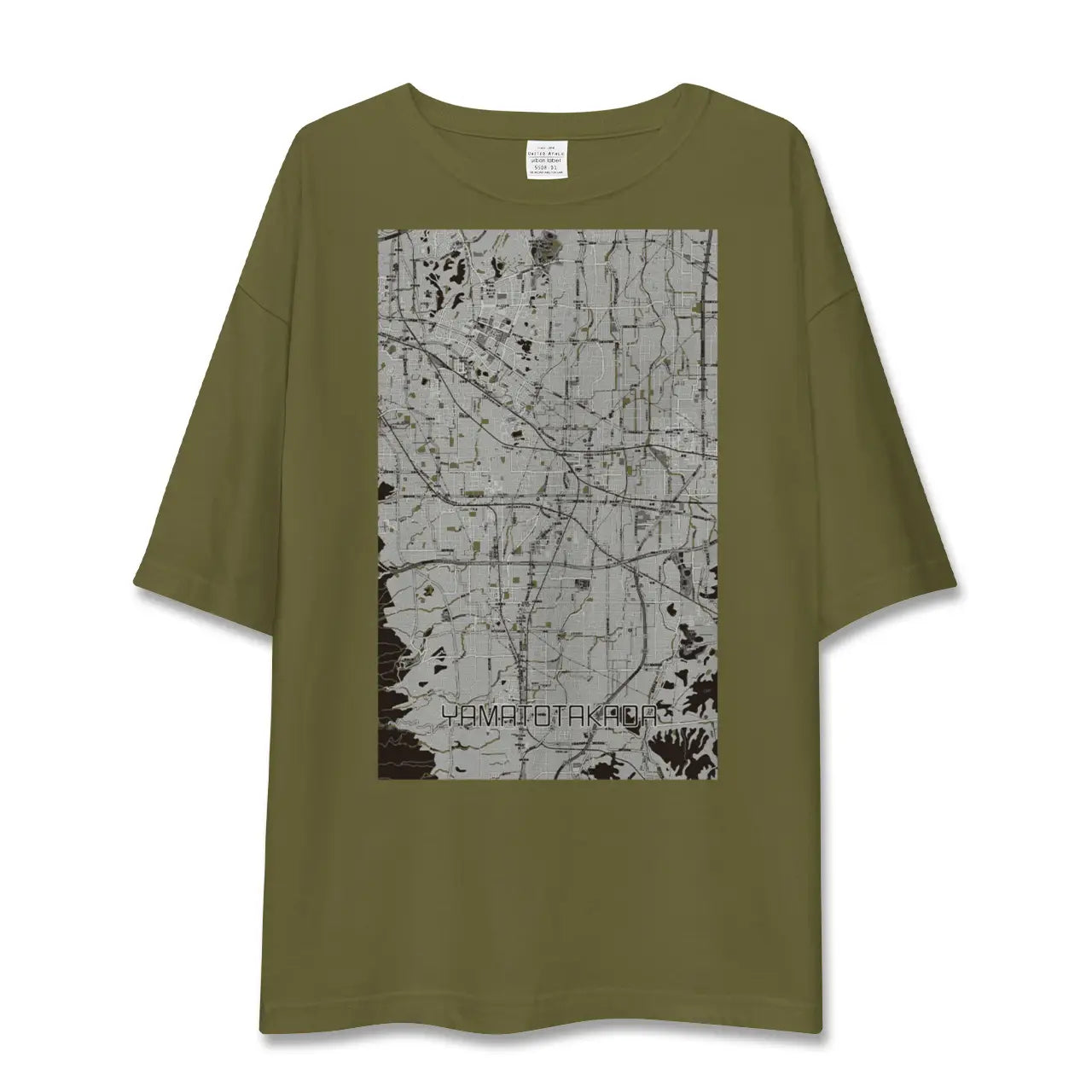 【大和高田(奈良県)】地図柄ビッグシルエットTシャツ