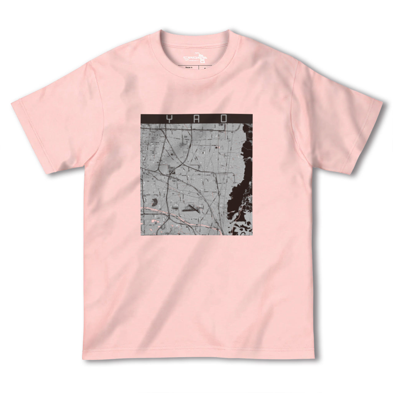 【八尾(大阪府)】地図柄ヘビーウェイトTシャツ