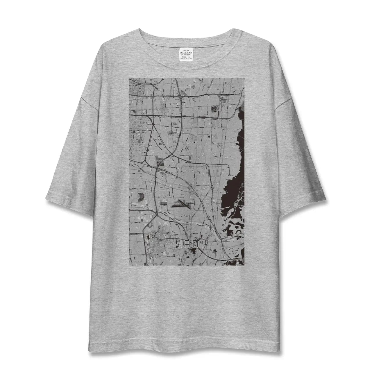 【八尾(大阪府)】地図柄ビッグシルエットTシャツ