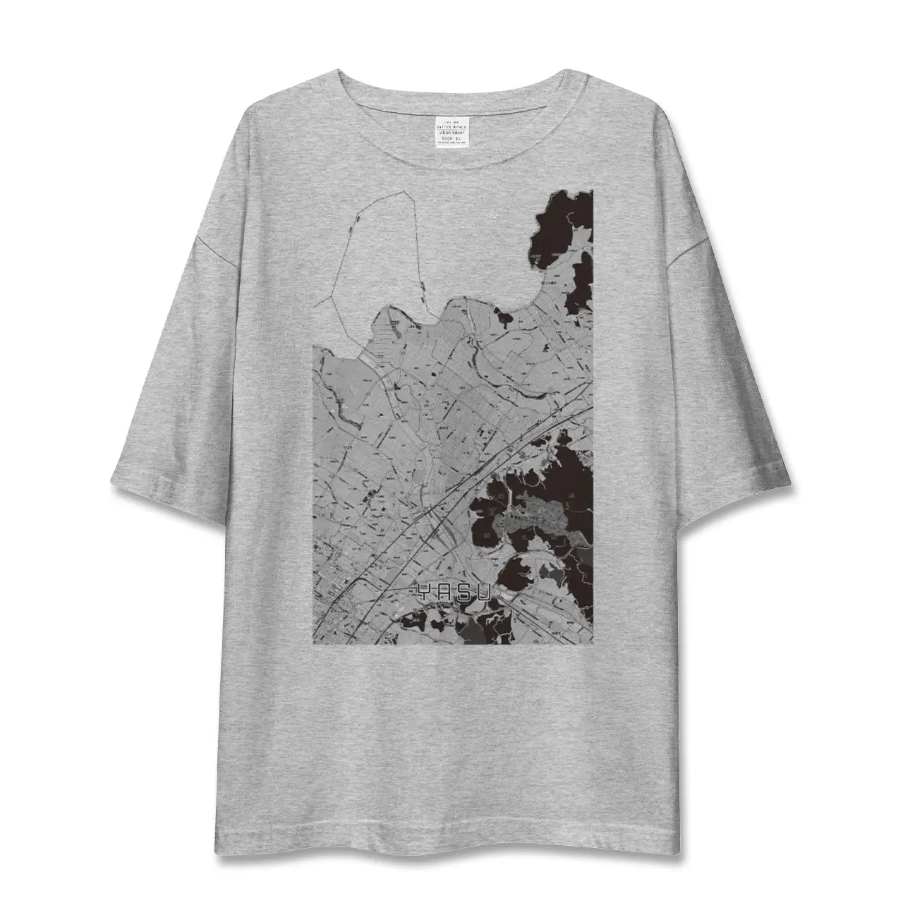 【野洲(滋賀県)】地図柄ビッグシルエットTシャツ