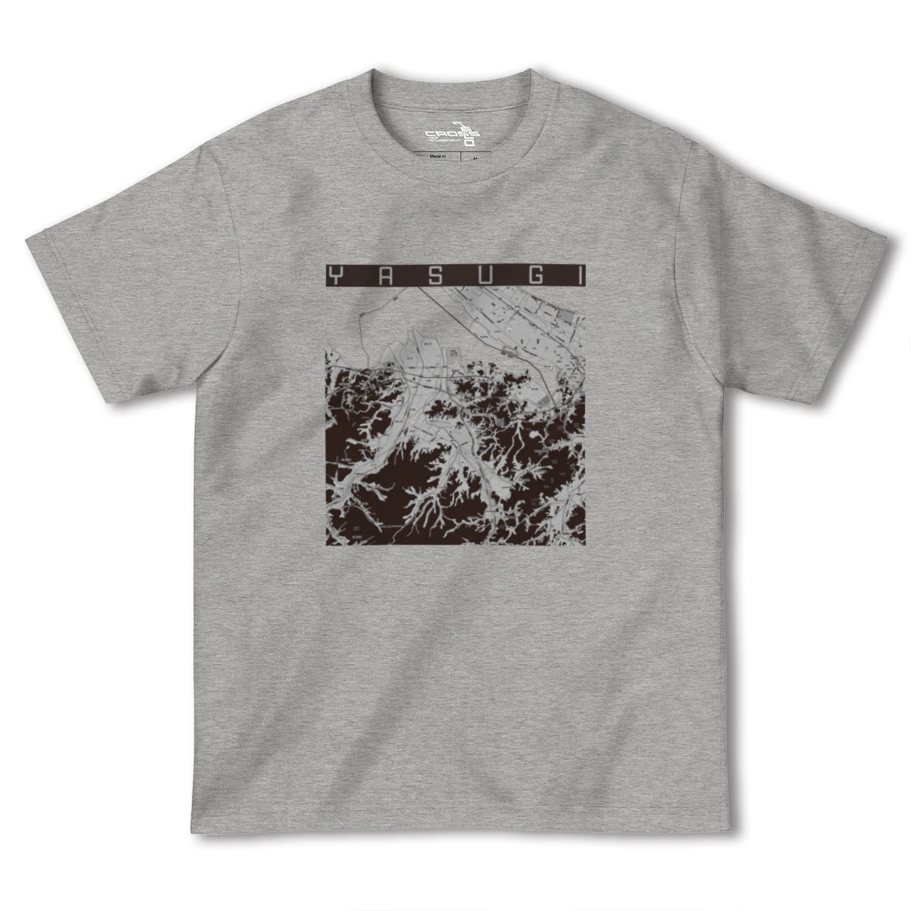 【安来(島根県)】地図柄ヘビーウェイトTシャツ