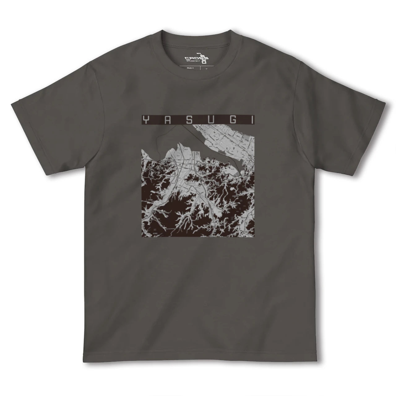 【安来(島根県)】地図柄ヘビーウェイトTシャツ