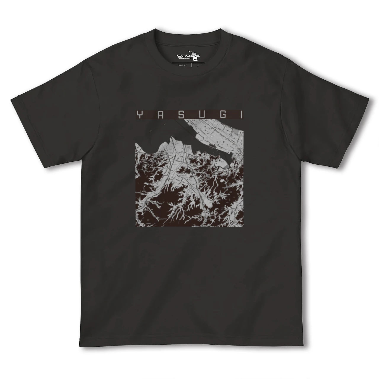 【安来(島根県)】地図柄ヘビーウェイトTシャツ