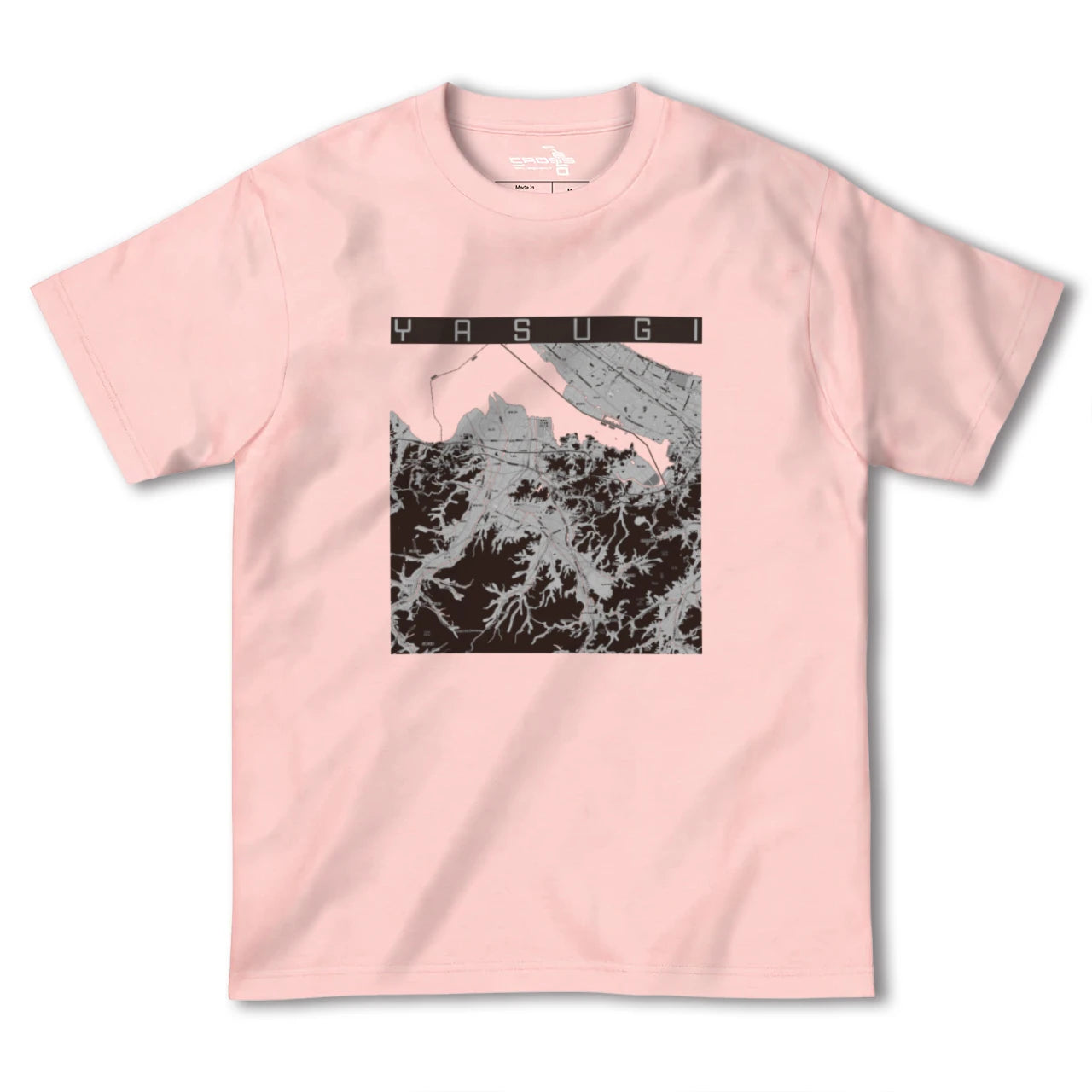 【安来(島根県)】地図柄ヘビーウェイトTシャツ