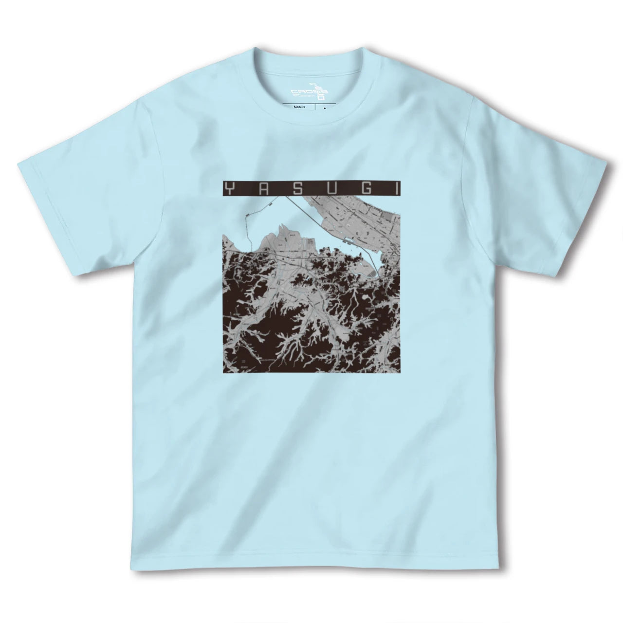 【安来(島根県)】地図柄ヘビーウェイトTシャツ