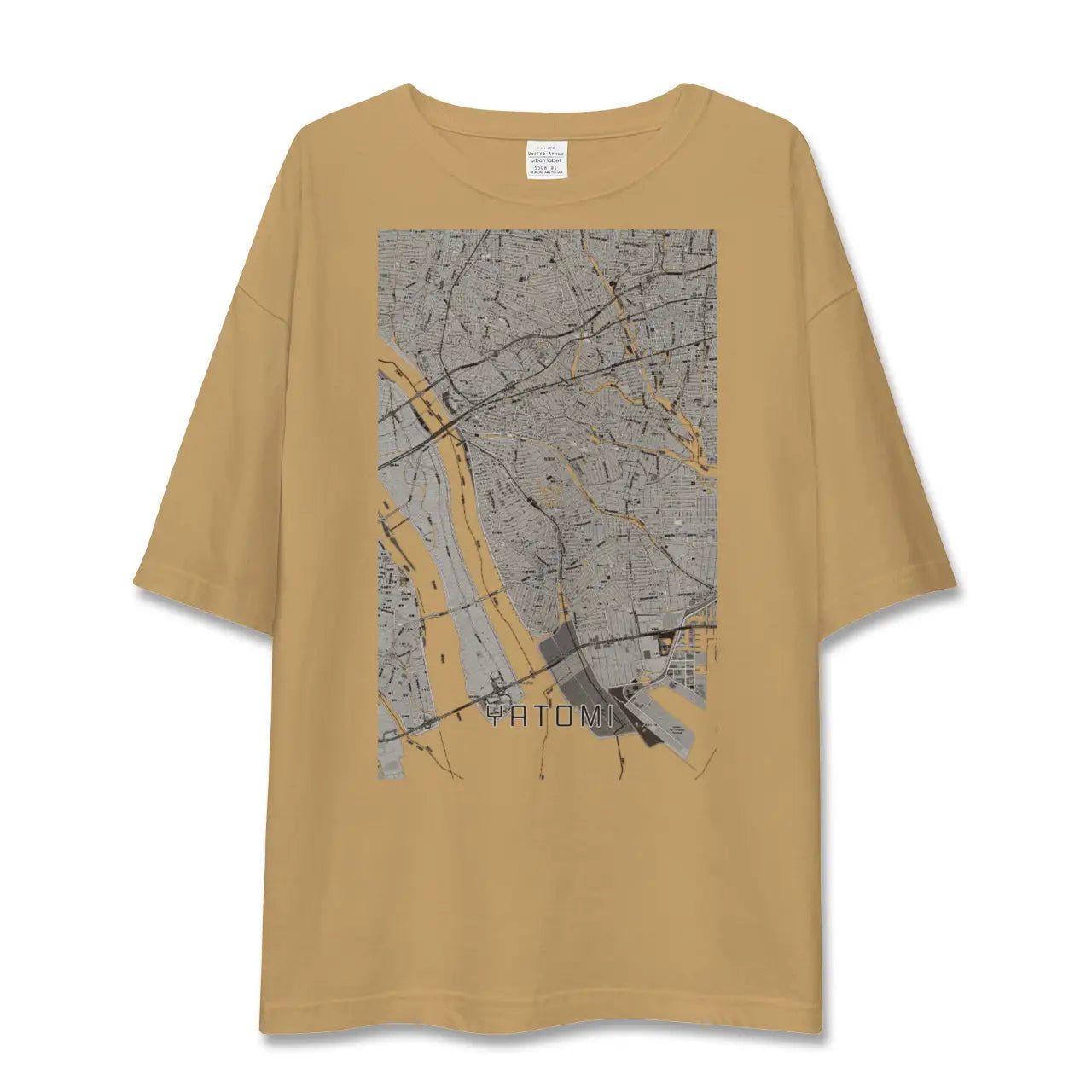 【弥富(愛知県)】地図柄ビッグシルエットTシャツ