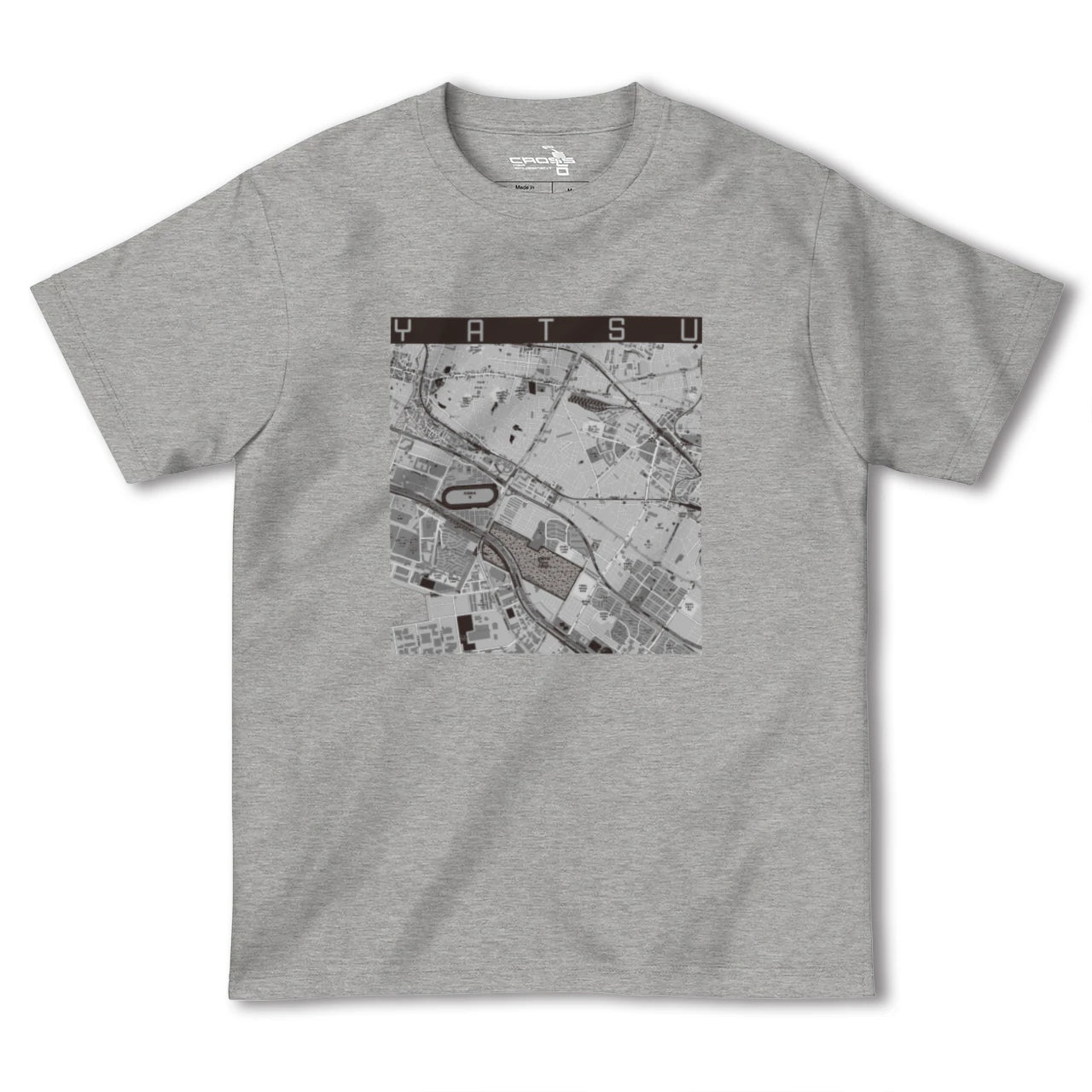 【谷津(千葉県)】地図柄ヘビーウェイトTシャツ
