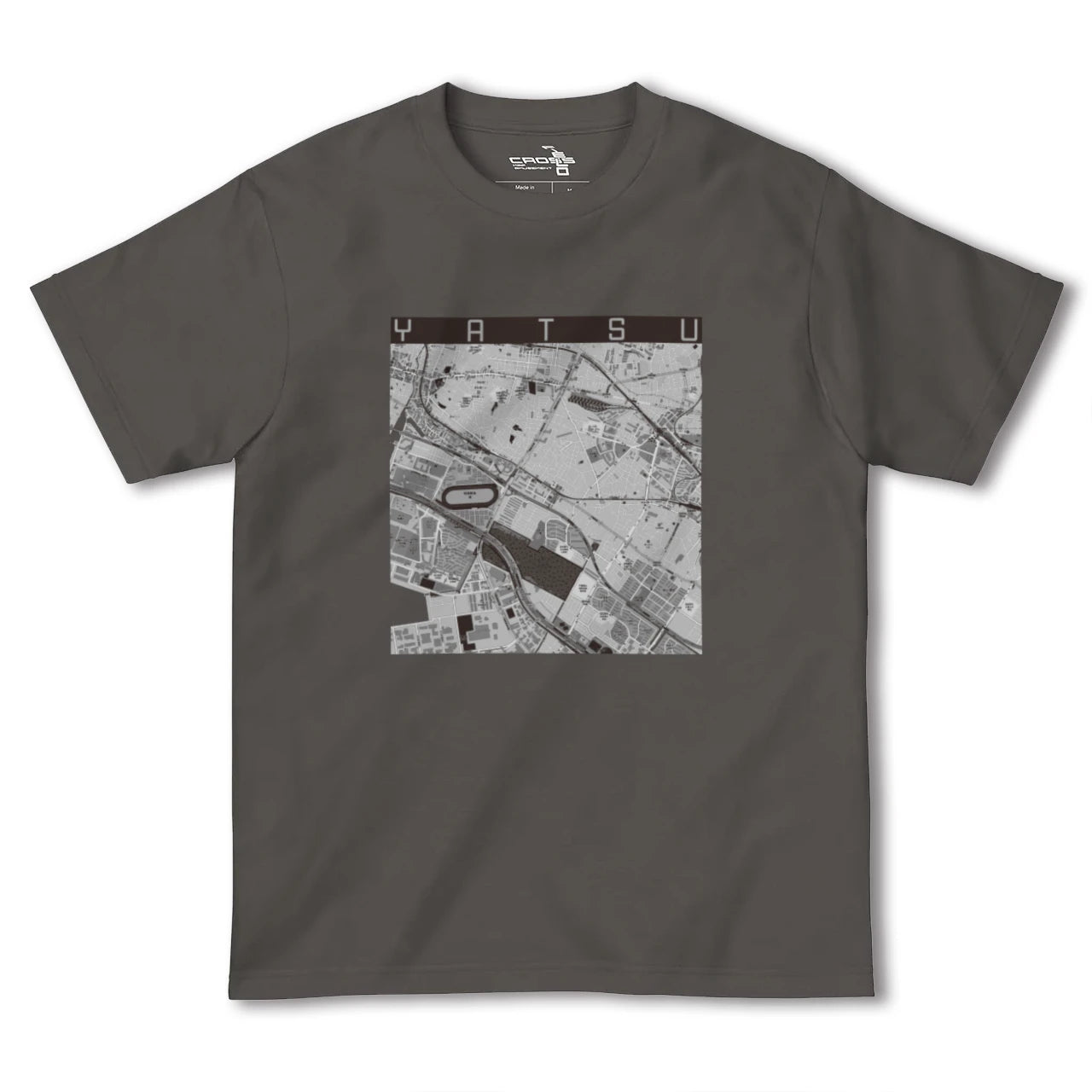 【谷津(千葉県)】地図柄ヘビーウェイトTシャツ
