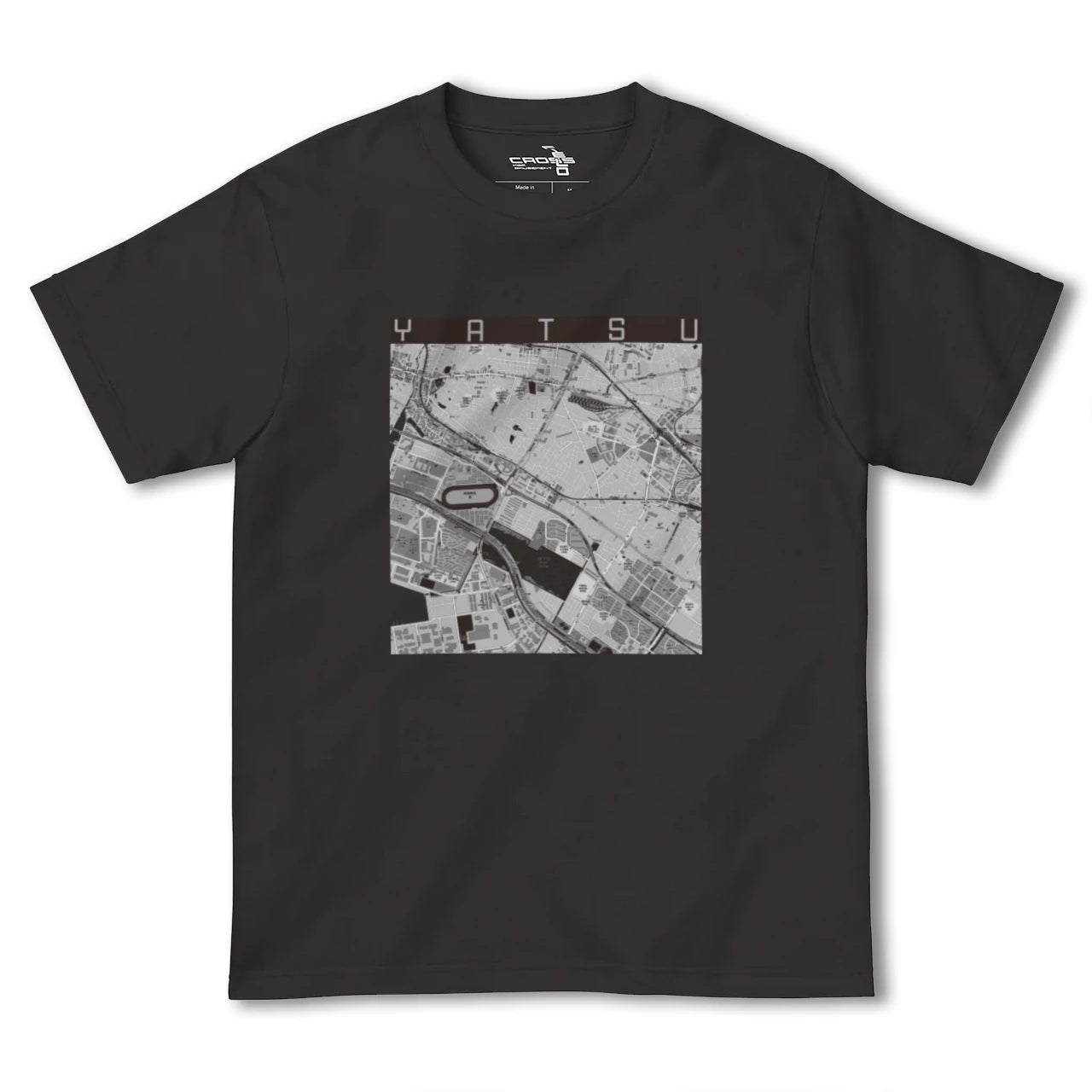 【谷津(千葉県)】地図柄ヘビーウェイトTシャツ