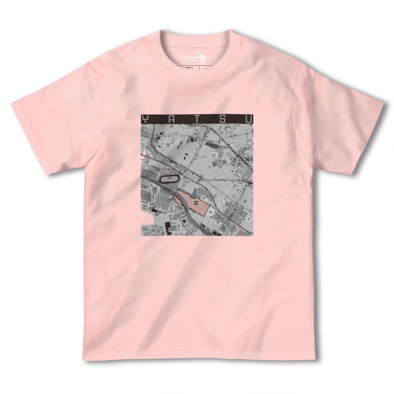 【谷津(千葉県)】地図柄ヘビーウェイトTシャツ