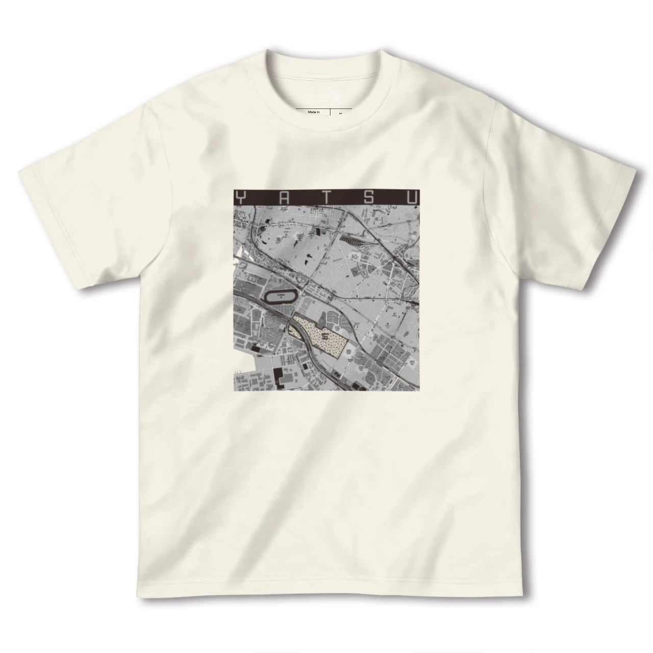 【谷津(千葉県)】地図柄ヘビーウェイトTシャツ