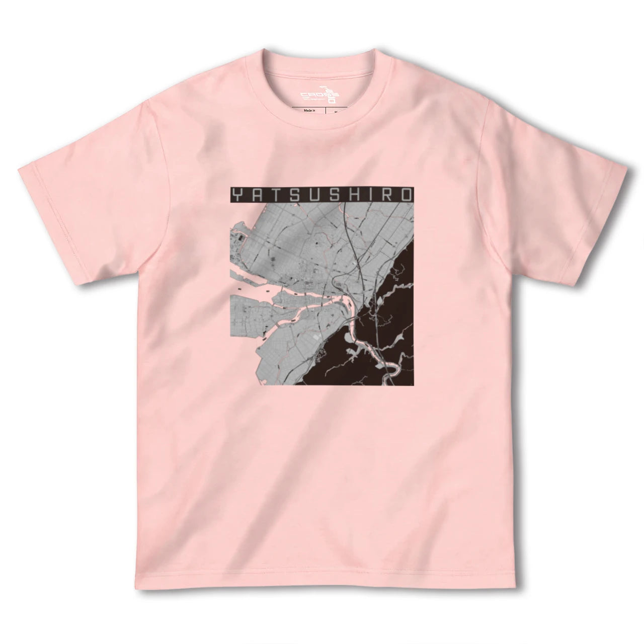 【八代(熊本県)】地図柄ヘビーウェイトTシャツ