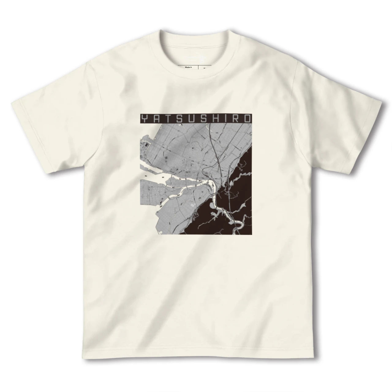 【八代(熊本県)】地図柄ヘビーウェイトTシャツ