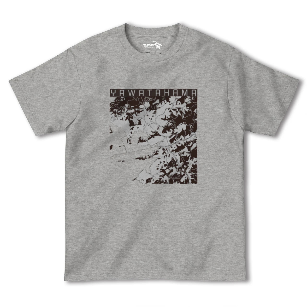 【八幡浜(愛媛県)】地図柄ヘビーウェイトTシャツ