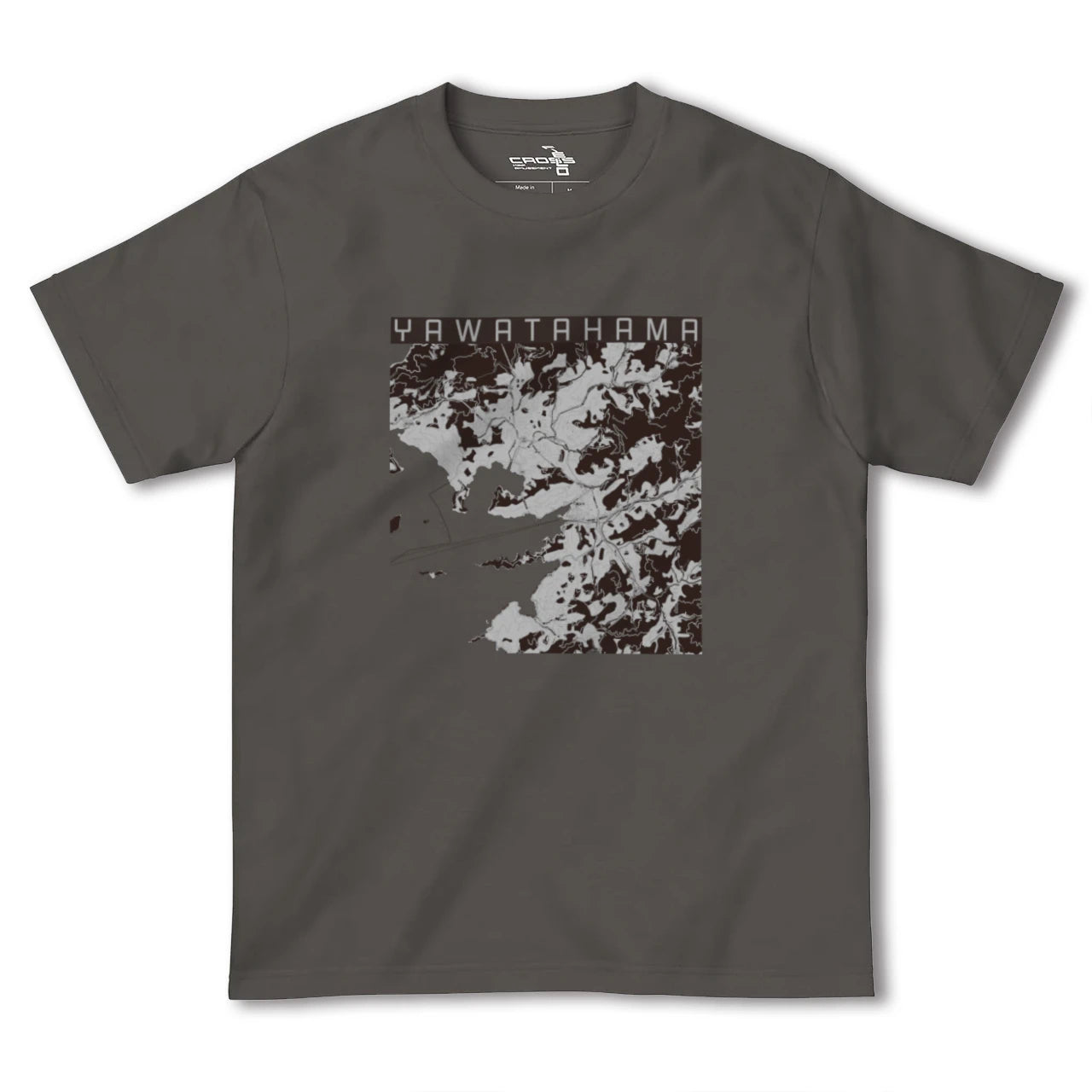 【八幡浜(愛媛県)】地図柄ヘビーウェイトTシャツ