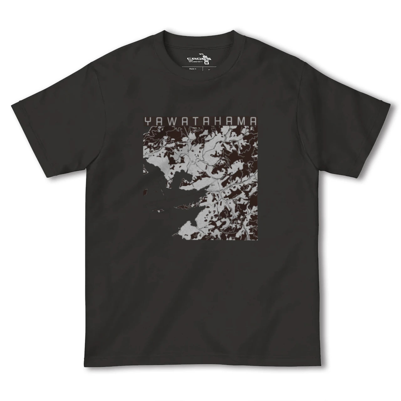 【八幡浜(愛媛県)】地図柄ヘビーウェイトTシャツ