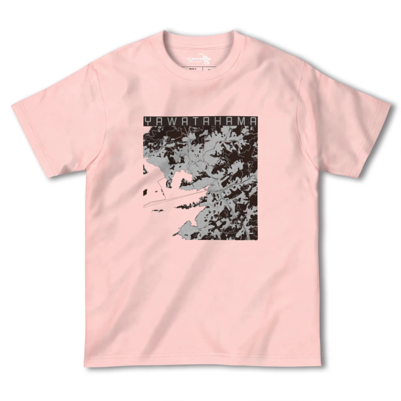 【八幡浜(愛媛県)】地図柄ヘビーウェイトTシャツ