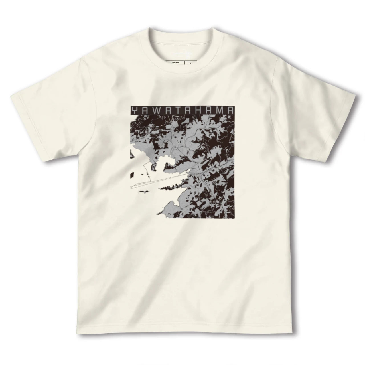 【八幡浜(愛媛県)】地図柄ヘビーウェイトTシャツ