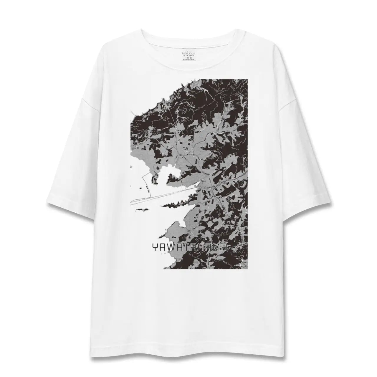 【八幡浜(愛媛県)】地図柄ビッグシルエットTシャツ