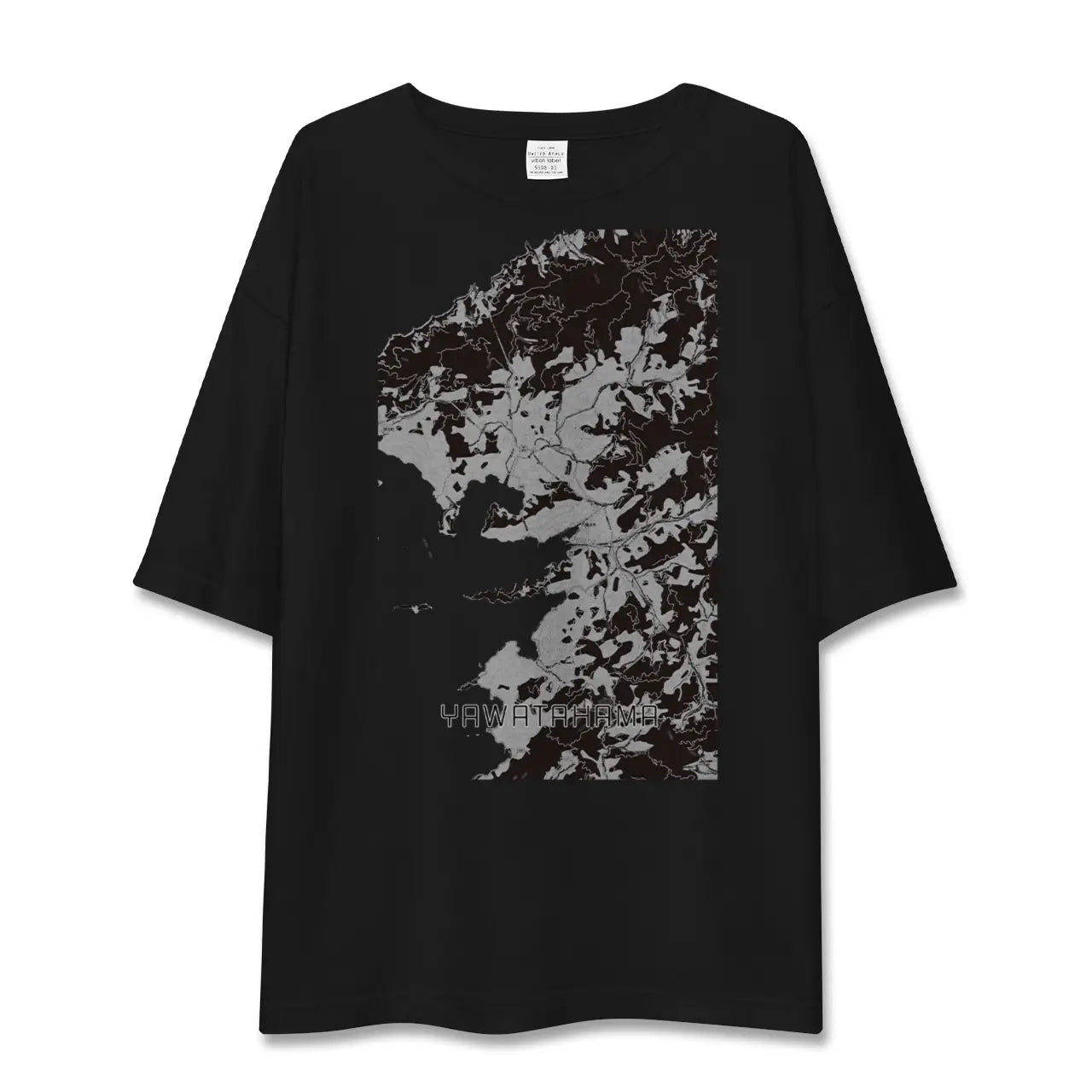 【八幡浜(愛媛県)】地図柄ビッグシルエットTシャツ